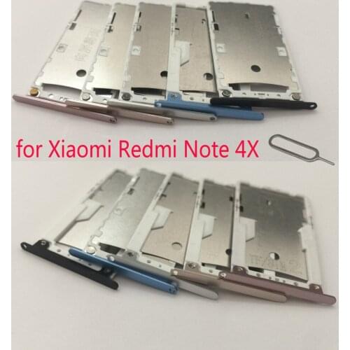 Phone SIM Card Tray Adapter For XIAOMI Redmi Note 4X Original Housing New Micro SD Card Holder For Xiaomi Note 4X Note4X