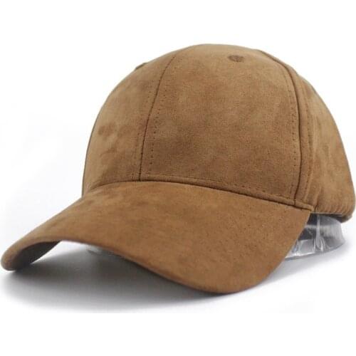 Unisex Soft Suede Baseball Cap Casual Solid color Sports Hat Bone Snapback Adjustable Breathable Dad Hats for Women and Men
