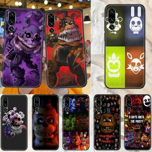 SFM Fnaf Animatronics Phone case For Huawei P Mate P10 P20 P30 P40 10 20 Smart Z Pro Lite 2019 black fashion shell soft
