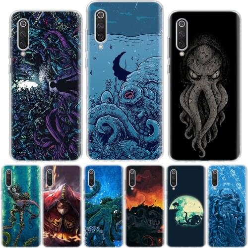 Cthulhu Phone Case For Xiaomi Redmi Note 10 9 9S 8 8T 7 6 5 9C 9A 8A 7A 6A 5A Pro S2 K20 K30 Coque