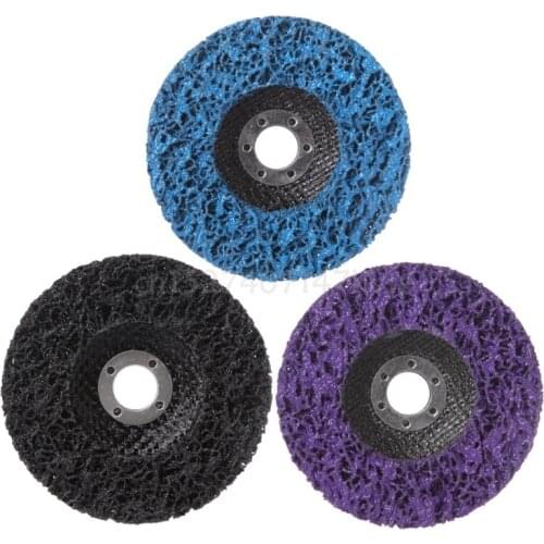 100x16mm Cleaning Strip Wheel Grinding Disc For Paint Rust Grinder Remover Tools