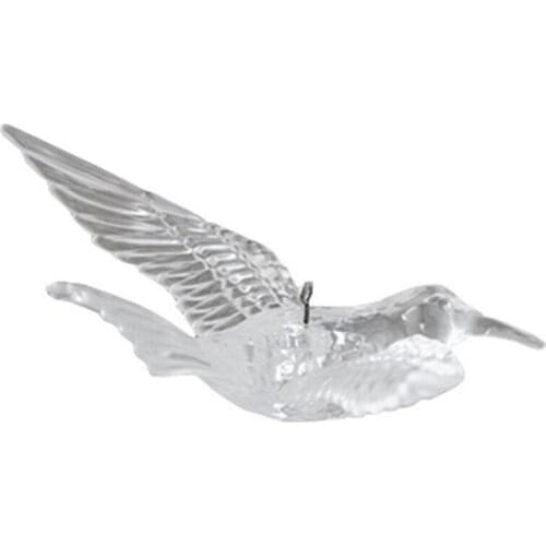 New 12 Pcs Crystal Acrylic Bird Plastic Bird Crystal Birds Ceiling Antenna Home Wedding Stage Decoration Ornaments Dream Pendant