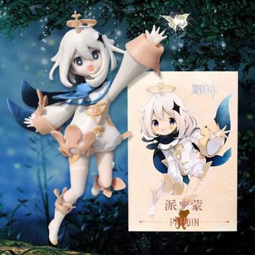 14cm Hot Game Genshin Impact Figures Kawaii Girl Paimon Action Figurine Collectible Model Doll Toys Accessories