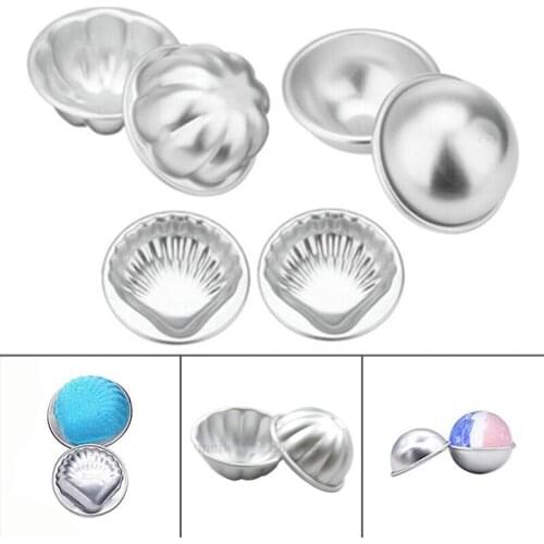 9.5/6.5/7cm Metal Bath Bomb Mold Professional Rust Proof Easy to Make Bath Bomb for Handmade Bath Bombs DIY Art Crafts Moulds