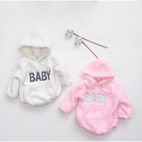 Baby Girl Boy Romper Clothes 2021 Outfit Striped Long Sleeve Pumpkin Letter Print Hoodie Jumpsuit