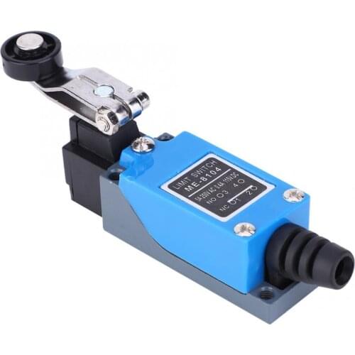 -8104 Limit Switch 250VAC 50~60Hz 115VDC Adjustable Roller Lever Micro Switch 12 x 4 x 2.7cm