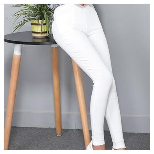 Fsdkfaa High Waist Women 2017 Spring Slim Office Work Pencil Pants Ladies Skinny Trousers Leggings Pantalon Femme Plus Size 5XL