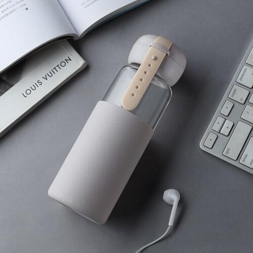 Preferential Sale Small Fresh Heat-resistant Glass Womens PortableTtea With Rope separated Tea Cup Mens Business Simple Water