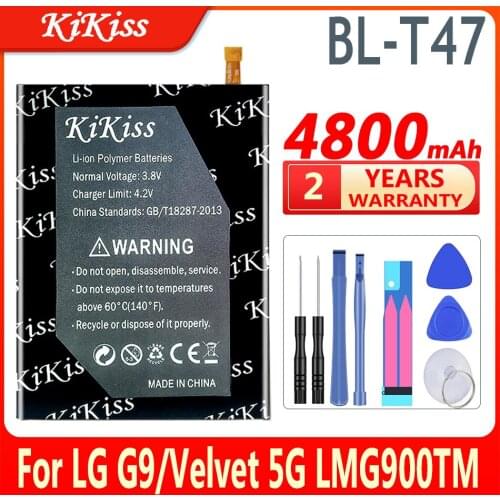 KiKiss BL-T47 4800mAh Phone Li-ion Battery For LG BL-T47 + Free Tools