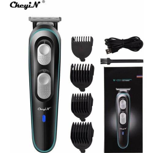 2 In 1 Electric Hair Clipper Beard Trimmer For Men Cordless Rechargeable Haircutter Pro Powerful Cutting Shaver Travel Home 45