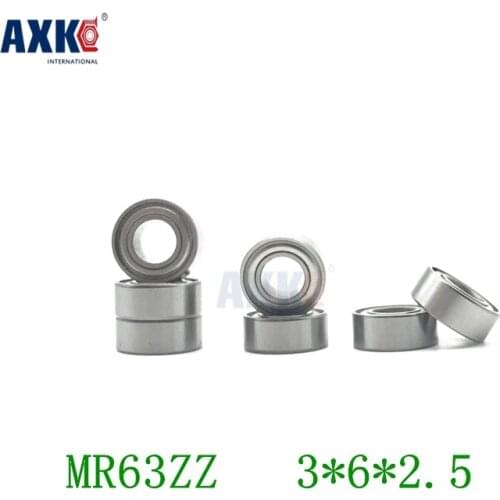The Common Quality 500pcs Mr63zz(3*6*2.5 )mini Ball Bearings Free Shipping For Rc Hobby