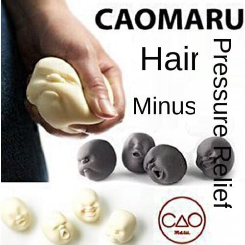 Adult Soft Anti Stress Face Ventilation Fun Toy Hip Hop Funny Face Doll Office Decompression Face Vent Ball Kneading Music Pop