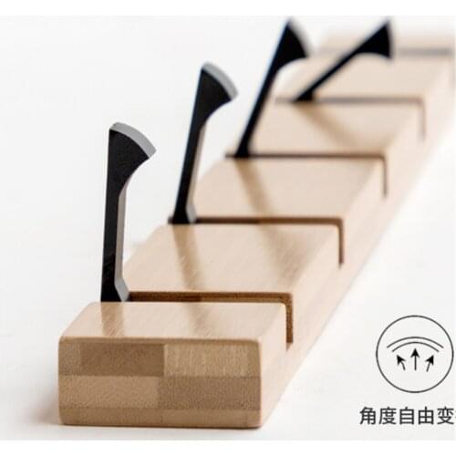 Wall Clothes Hooks Solid Wood Wall Hooks Household Clothes Shelf Towel Coat Hook Wall Hangers Bathroom Hook Wall Rack Key Holder