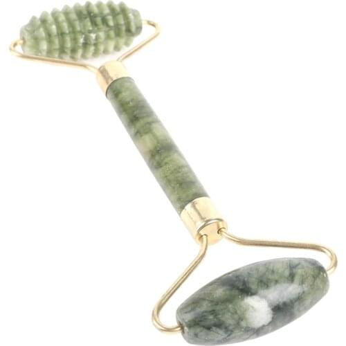 1Pcs Jade Roller Gua Sha Scraper Face Lift Slimming Anti-Aging Wrinkles Massage Tool Skincare Body Guasha Detox Facial Massage