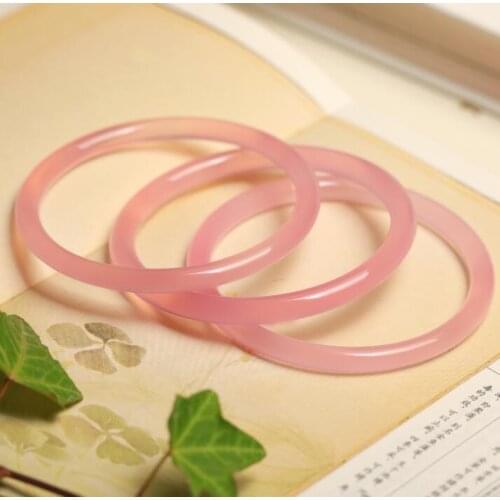 Jade pink girl ice agate fairy bracelet for women браслет для женщин bangles Браслеты на руку женские бижутерия bijoux femme