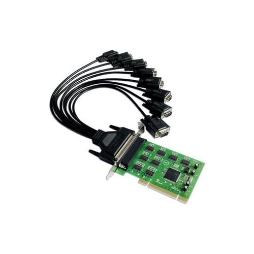 PCI to 8-Port Serial Card RS232 Industrial Control Card 8-Port Card 9-Pin COM Card Extended Card