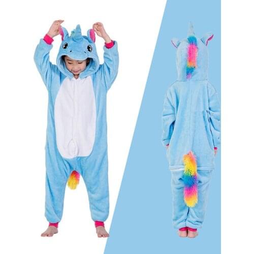 Jumpsuit Pajamas For 4 6 8 10 12 Years Kids Girls Unicorn Pijamas Unicorn Overalls Kigurumi Panda Kigurumi Pijamas
