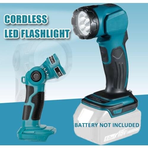 1pc Portable Lighting Cordless LED Work Flashlight/Spotlight Light Outdoors Spotlight for DM812 14.4/18V Li-ion