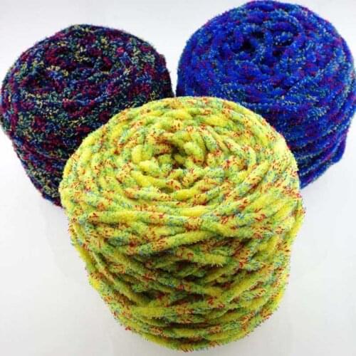 Scarfwool Knitted BabySoft HandCraft Wool Knitting Crochet Colours Yarn Chunky 175g skeins Cotton Colorful Velvet chenille