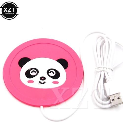 USB Heater 5V USB Cup Warmer Silicone for Milk Tea Coffee Mug Hot Drinks Cup Mat Cute Cartoon USB Gadget Gift