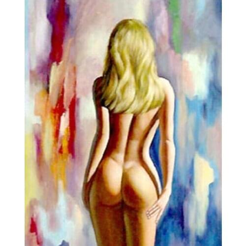 Modern Abstract Pure Hand-painted Nude Oil Painting On Canvas No Frame YH470