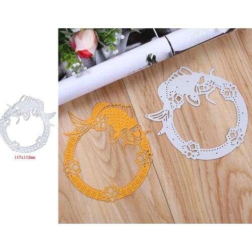 Special Energetic Dragon Circle Popular Decoration Metal Cutting Dies For DIY Scrapbooking Paper Cards Crafts Die Cuts New 2019