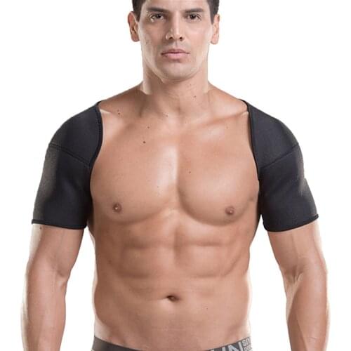 Double Shoulder Support Bundled Neoprene Diamond Flower Buckle Sports Protective Gear