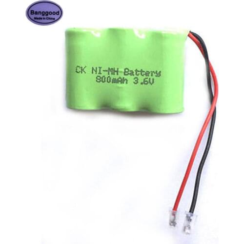 Banggood Mini Universal Plug NIMH 3.6V 800mAh 3x 2/3AA Table Desk Cordless Phone Rechargeable Battery Pack