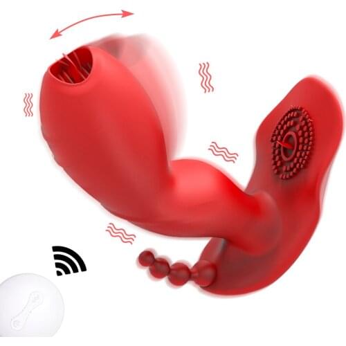 Wearable Butterfly Dildo Vibrator Adult Sex Toys for Women G Spot Clitoris Stimulator Wireless Remote Control Vibrator Panties