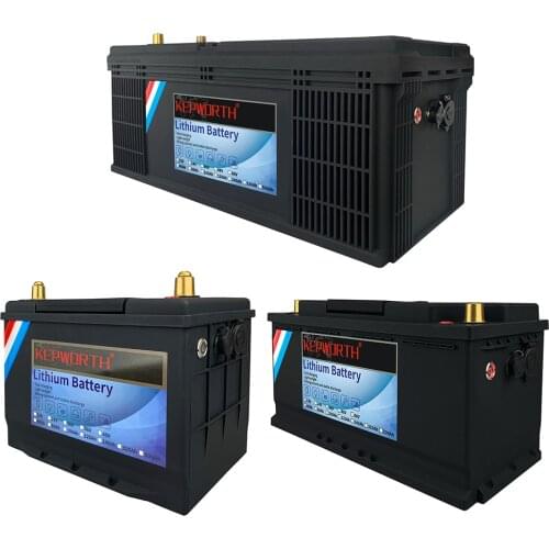 Lithium Battery 12V LiFePO4 Deep Cycle Battery Built-in BMS Perfect for RV/Camper,Trolling Motor, Marine,Off Grid Applications
