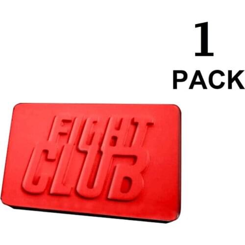 Fight Club Word Rectangular handmade silicone soap mold fondant cake decoration resin clay mold aroma stone moulds flexible soap