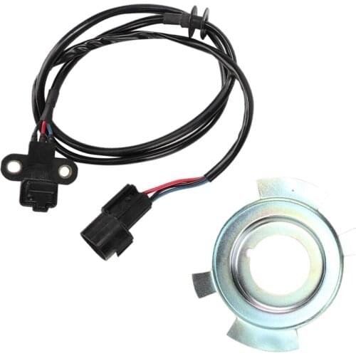 Crank Position Sensor with Vane Plate MD348238, Professional