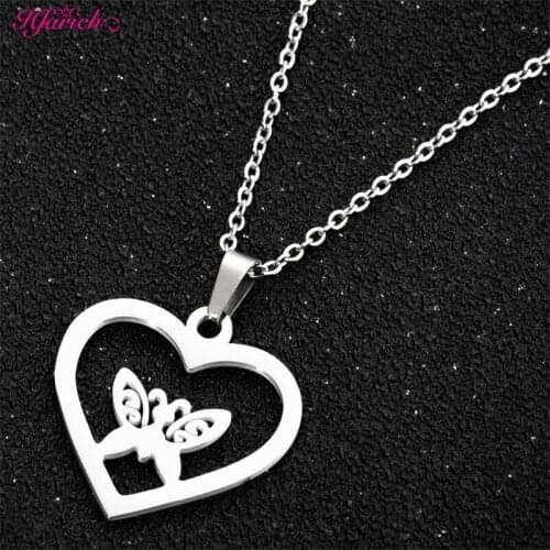 Punk Hip Hop Rock Gold Color Long Chain For Women Men Animal Pendant Jewelry Fine Butterfly Horses Fish Deer Cat Necklace Gifts