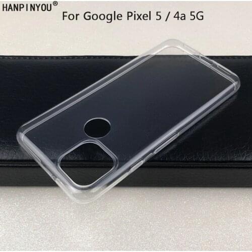 For Google Pixel 5 4a 5G Pixel5 New Ultra Thin Soft TPU Silicon Gel Transparent Camera Protect Case Back Cover