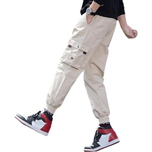 2021 Mens Trousers Spring and Autumn Camouflage Overalls Plus Size Casual Sports Loose Streetwear Men Cargo Pants Men Clothing