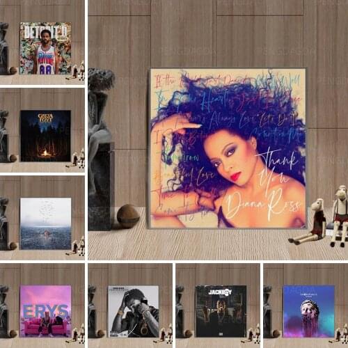 Wall Art Modular Canvas Abstract Home Decoration Pictures Portraits HD Printed Paintings Square Living Room Artwork Framework