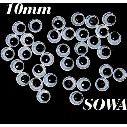 2017 New Fashion Movable Toy Eye googly eyes Size 10mm Plastic Eye Without Self-adhesive (288pcs/lot )