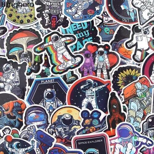 20set BH1108 Blinghero 40pcs/set Astronaut Space Cartoon Stickers DIY Skateboard Phone Motorcycle Laptop Luggage Toy Stickers