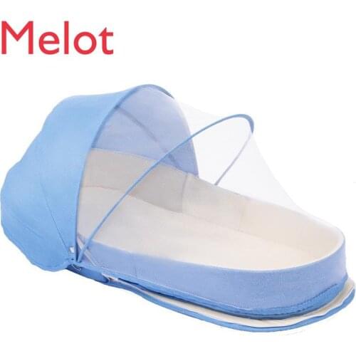 Portable Bed in Bed Baby Backpack Bed Newborn Foldable Anti-Pressure Bed Multifunctional Mobile Crib