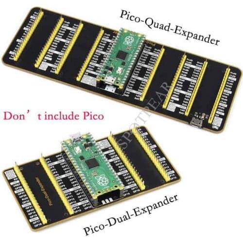Raspberry Pi Pico Quad-Expander/Pico-Dual Two Sets of Male Headers