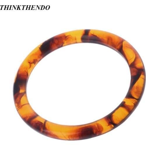 THINKTHENDO New Fashion Purse Handbag Bag Handle Replacement Resin DIY Crafts Bags Accessories