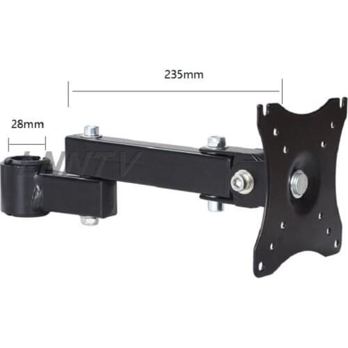 Monitor Universal Extension Arm Black White Desktop Stand Full Motion Steel Suporte Monitor Holder 14"-27" Mount Arm Bracket