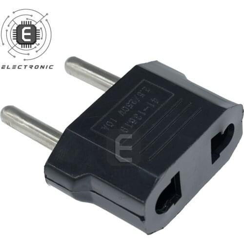 1PCS US plug to EU plug Travel Charger Power Adapter Plug Converter For Travel And Home Applications