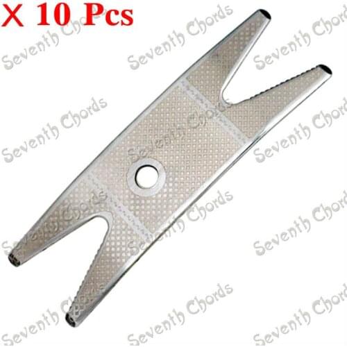 10 Pcs Stainless stee Multi-tool Spanner Wrench Knob Jack Tuner Bushing Tightening Pots Switches Jacks for Guitar Bass