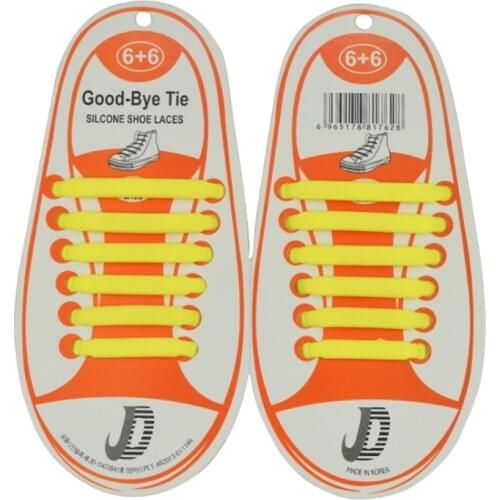12pcs/Pair Children Shoelaces No Tie Shoelaces Shoes Laces Elastic Silicone Shoe Lace Sneakers Fit Strap 12 Colors Wholesale