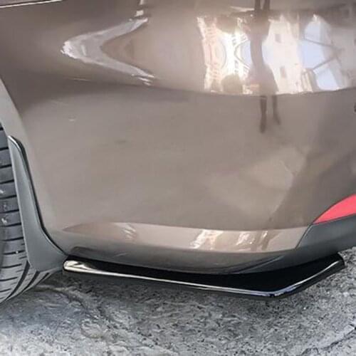 2-pieceGM Rear Bumper Carbon Fiber Lip Corner Splitter Lip Diffuser Spoiler for skoda Octavia a5 a7 2 rapid Fabia YETI superb