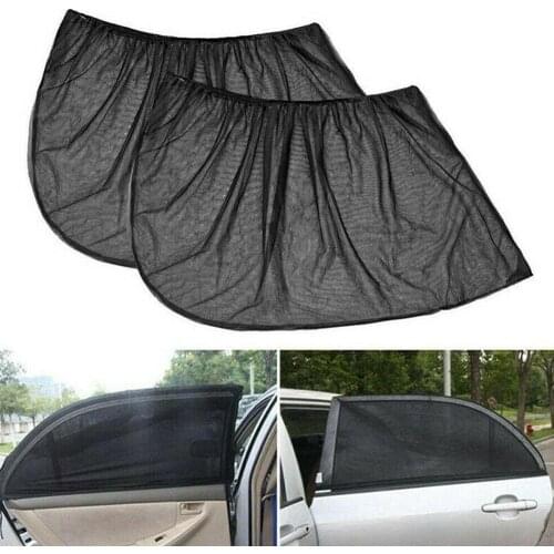 2pcs Car Sunshade Curtain Auto Window Cover UV Protection Sun Shade Visor Shield Window Protector Film Car Accessories Universal