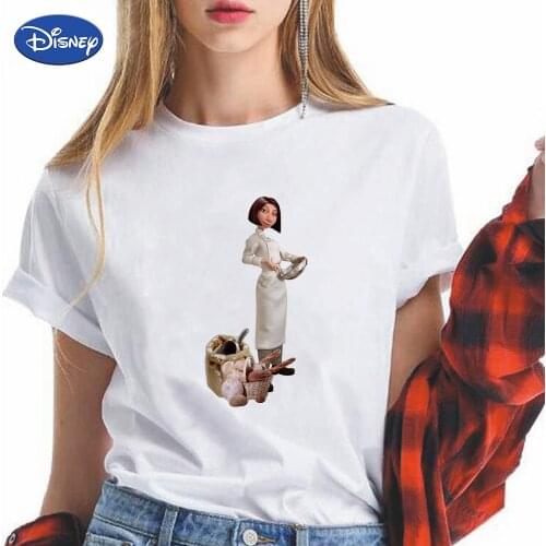 Disney Ratatouille Colette Shirt Harajuku Ropa Tumblr Mujer Spain Kitchen Woman Summer 2021 White Basic Tshirt Hipster Clothes