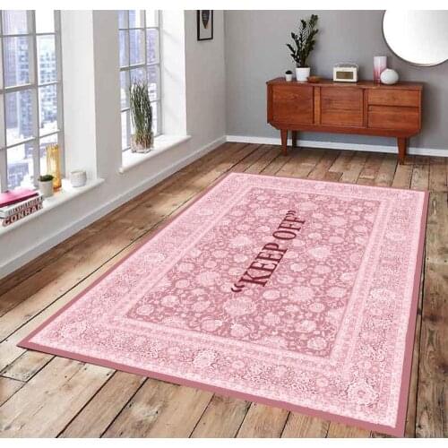 KEEP OFF 74 Classic Patterned Carpet , Fan Carpet Non Slip Floor Carpet,Teens Carpet,Area Rug