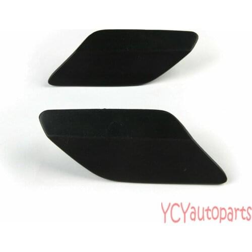 Front Left&Right Headlight Washer Spray Nozzle Cover Kit Fit For VW Golf e-Golf 2015-2017